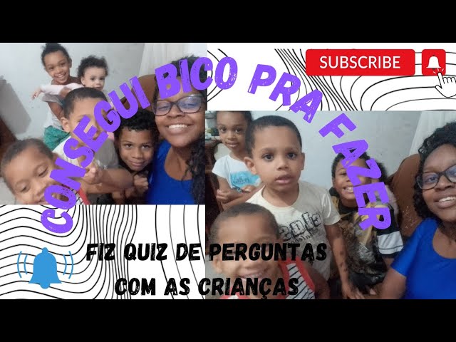 Vlog: To trabalhando/ Fiz quiz com preguntas pra crianças!! 